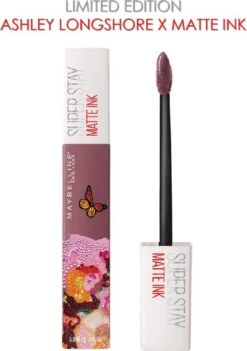Maybelline Superstay Langhoudende Lippenstift - Matte Ink X Ashley Longshore - 95 Visionary - Paars - Limited Edition -Cosmeticawinkel 845x1200 1