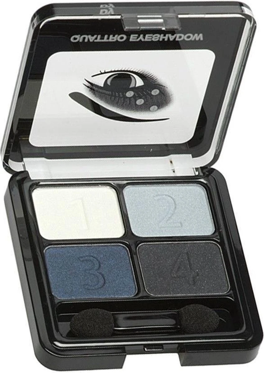 Christian Faye - Quattro Eyeshadow Blue 4 Christian Faye - Quattro Eyeshadow Blue - Afbeelding 2