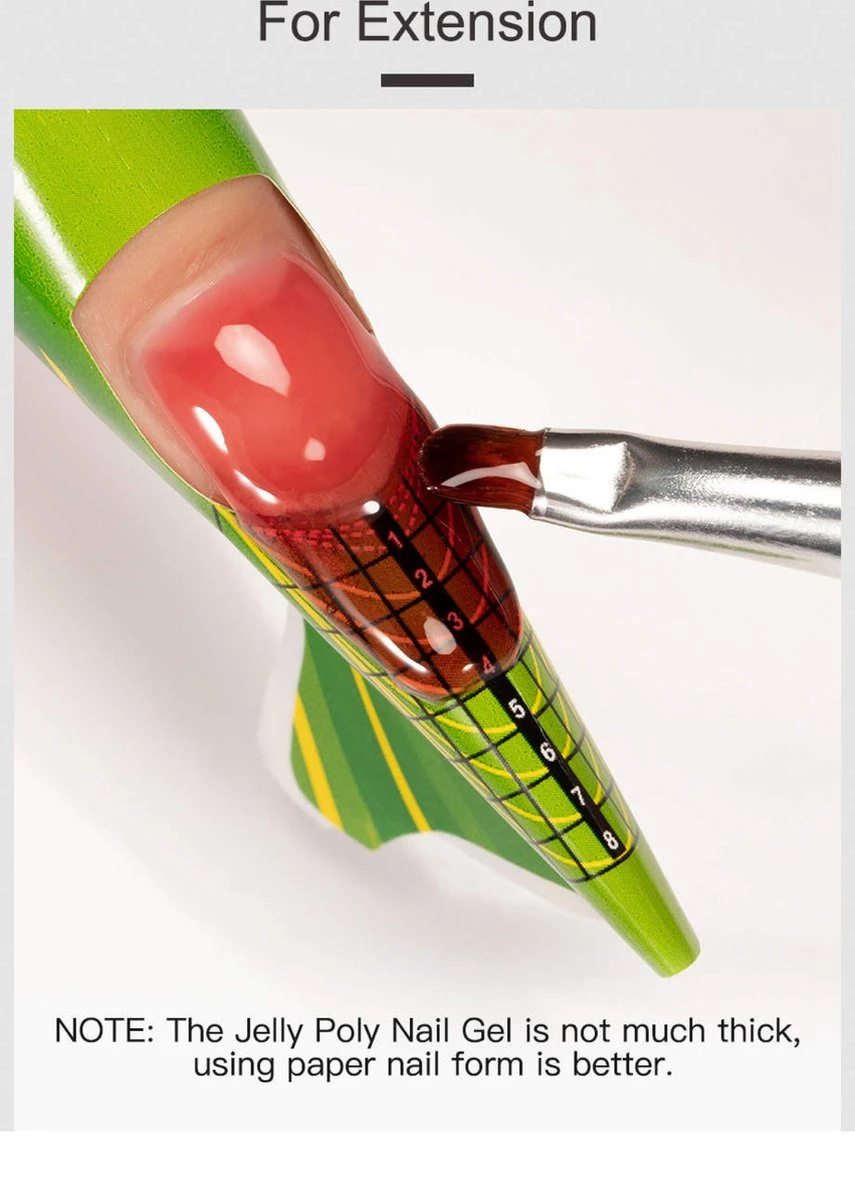 Polygel- Polygel Kit- Polygel Nagels- Polygel Kleuren- 30ML - Polygel Set- 3 Kleuren Polygel - Gel Solution - Nale File 2 - Nail Brush 1 - 12 PCS Tips 1 - Decoration - Nagellamp - Base Gel - Top Coat 1 19 Polygel- Polygel Kit- Polygel Nagels- Polygel Kleuren- 30ML - Polygel Set- 3 Kleuren Polygel - Gel Solution - Nale File 2 - Nail Brush 1 - 12 PCS Tips 1 - Decoration - Nagellamp - Base Gel - Top Coat 1 - Afbeelding 17