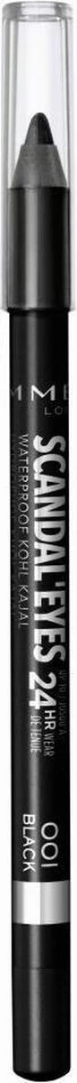 Rimmel London Scandal'Eyes Waterproof Kohl Oogpotlood - Black 3 Rimmel London Scandal'Eyes Waterproof Kohl Oogpotlood - Black