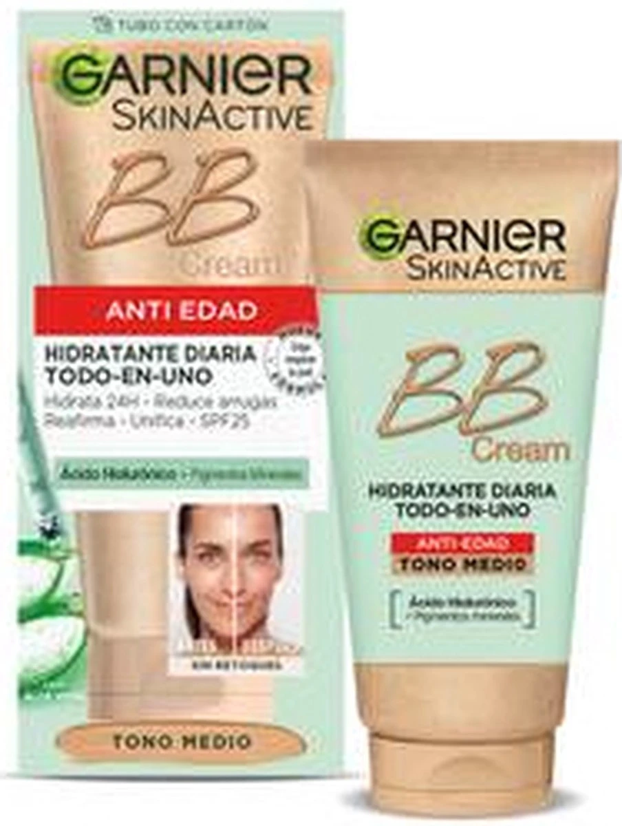 Garnier - SKIN NATURALS BB CREAM Anti-ageing Medium 50 Ml 8 Garnier - SKIN NATURALS BB CREAM Anti-ageing Medium 50 Ml - Afbeelding 6