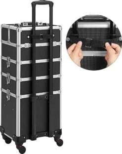 XXL PRO Visagie Beauty Case Koffer Trolley - Nagelkoffer Op Wielen Voor Makeup Of Cosmetica - Grote Uitklapbare Opbergsysteem Nagel Styliste Kapster - Zwart 16 XXL PRO Visagie Beauty Case Koffer Trolley - Nagelkoffer Op Wielen Voor Makeup Of Cosmetica - Grote Uitklapbare Opbergsysteem Nagel Styliste Kapster - Zwart -Cosmeticawinkel 950x1200 1