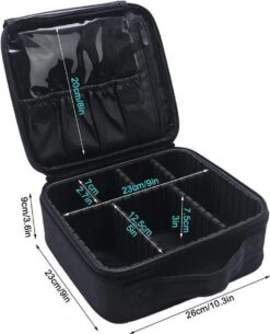 Cosmetica Koffer - Make-up Koffer Met Verstelbare Vakken - Visagie En Nagelstyliste Beauty Koffer - 26x23x9CM 36 Cosmetica Koffer - Make-up Koffer Met Verstelbare Vakken - Visagie En Nagelstyliste Beauty Koffer - 26x23x9CM -Cosmeticawinkel 973x1200 1