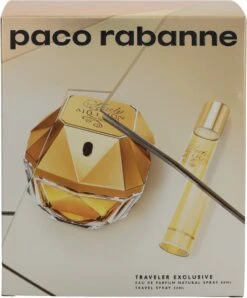 Paco Rabanne Lady Million Giftset 80 Ml Eau De Parfum Spray + 20 Ml Eau De Parfum Tasspray - Cadeauset Voor Dames - Damesparfum 10 Paco Rabanne Lady Million Giftset 80 Ml Eau De Parfum Spray + 20 Ml Eau De Parfum Tasspray - Cadeauset Voor Dames - Damesparfum -Cosmeticawinkel 993x1200 2